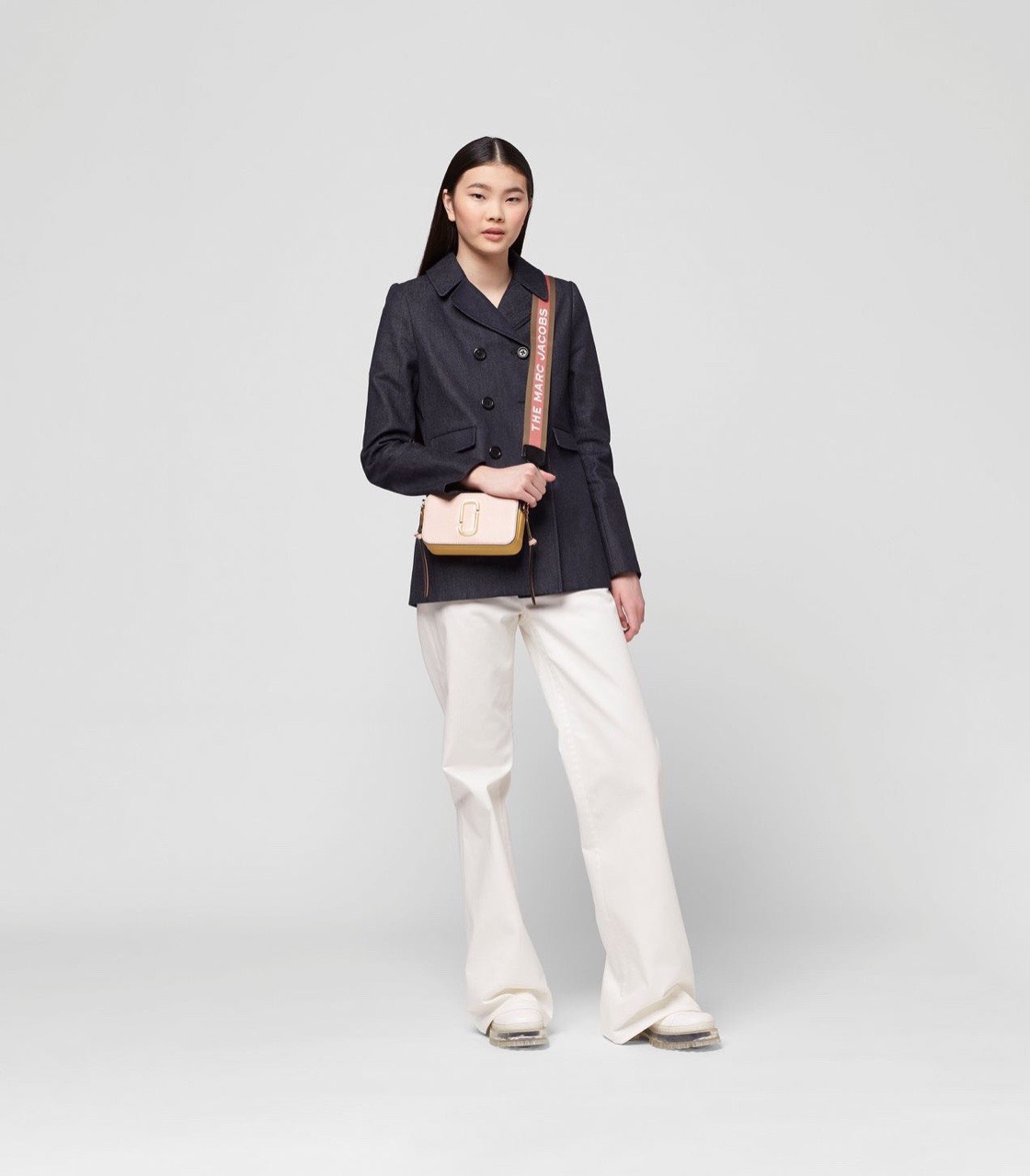 Túi đeo chéo nữ Marc Jacobs da thật màu hồng | Túi xách Snapshot Camera bag mẫu mới nhất 7